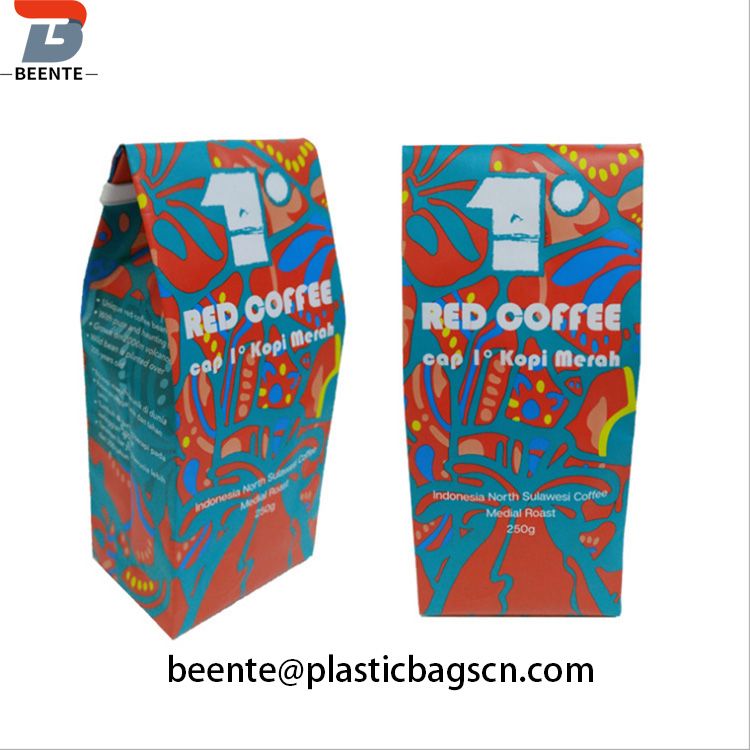 Food Packaging Side Gusset Bag Coffee Bean Packaging Bags